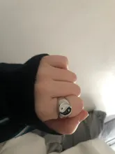 Anillo de estilo chino para hombre, joyería al por mayor, taoísta, Bagua, Yin, Yang, Tai Chi