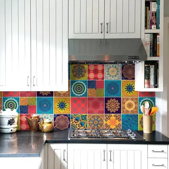 Pack of 24 PCs tile stickers size 15x15 cm Made in Italy PVC for bathroom and kitchen stickers Design Santa Luzia
Pack of 24 PCs tile stickers size 15x15 cm Made in Italy PVC for bathroom and kitchen stickers Design Santa Luzia