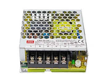Power supply MeanWell CV 35W 1,5A LRS-35-24 transformer AC 220V to DC 24V for Led strip
Power supply MeanWell CV 35W 1,5A LRS-35-24 transformer AC 220V to DC 24V for Led strip