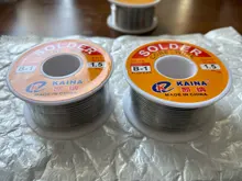 Alambre de estaño de alta pureza para soldadura, rollo de alambre para soldadura de estaño de 0,6/0,8/1/1.2/1.5MM 2.0% 45 pies, colofonia de núcleo fundido