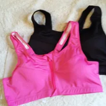 Sujetador deportivo con cremallera frontal para mujer, ropa interior a prueba de golpes, transpirable, gimnasio, Fitness, atletismo, correr, Yoga, entrenamiento, Tops deportivos