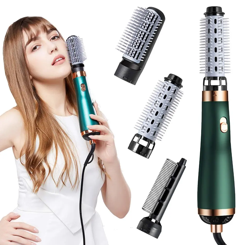Hair Dryer Brush All-in-One Hot Air For Drying Straightening Curling Volumizer Blow Styler Tool |