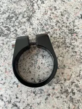 De aleación de aluminio de sujeción sillín bicicleta 28,6/31,8/34,9mm abrazadera del tubo de asiento MTB tubo de sillín de bicicleta abrazadera de sillín