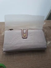 Unishow-cartera larga de mano para mujer, monedero grande, informal, sólido, con monedero, tarjetero para teléfono móvil