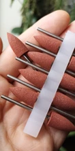 Brocas de silicona para manicura, cortador rotativo eléctrico de manicura, herramientas de pulido de cutículas, accesorios de salón de uñas, 10 Uds.