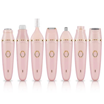 7 IN 1 Waterproof Multi-Part Trim Smooth and Painless Lady Electric Shaver Epilator Fine Eyebrows Washing Instrument with box
7 IN 1 Waterproof Multi-Part Trim Smooth and Painless Lady Electric Shaver Epilator Fine Eyebrows Washing Instrument with box