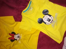 La familia de ropa Padre hijo hija de madre ropa camiseta papá mamá y yo ropa de bebé niño niña Mickey Minnie T-shir