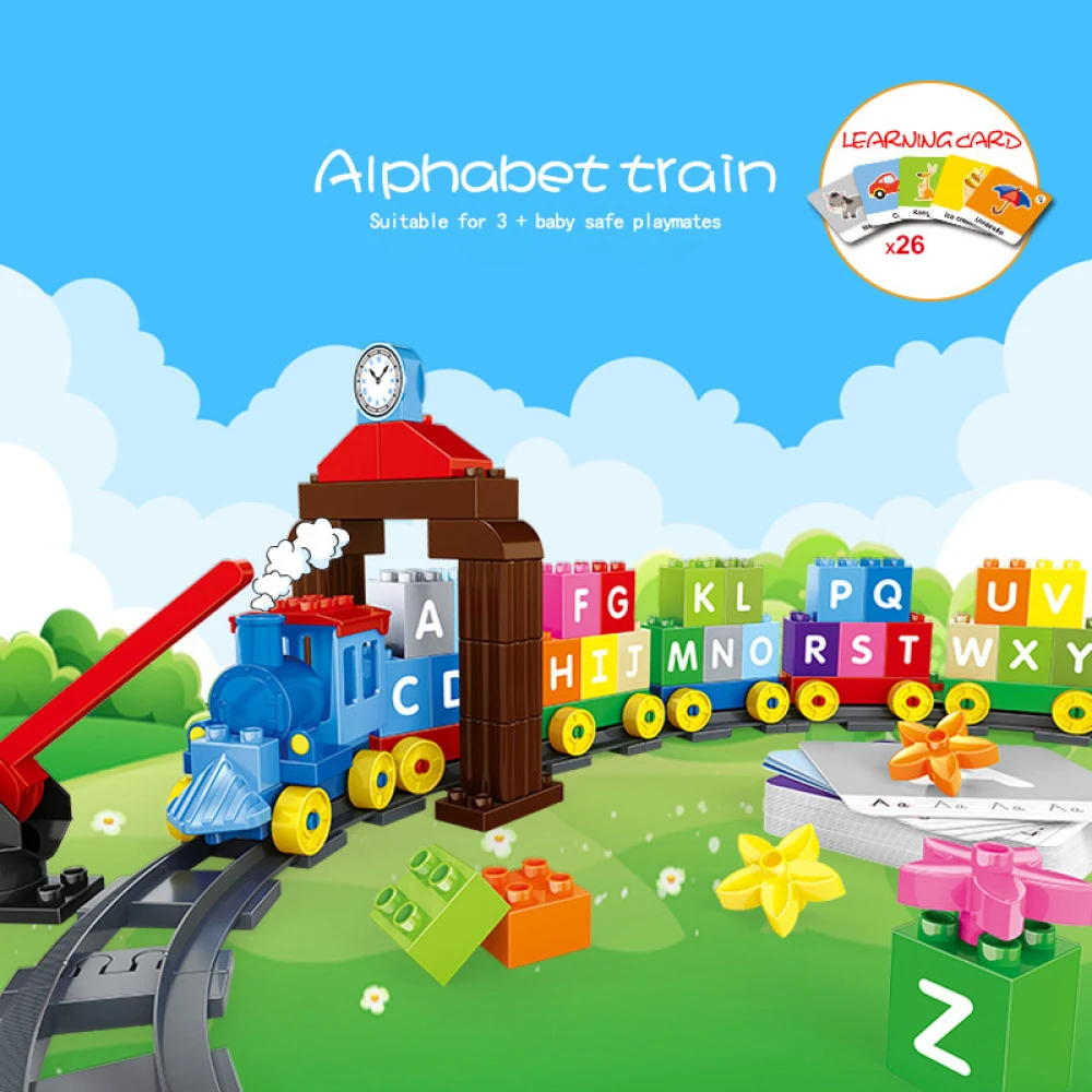 Early Educational Building Blocks For Children Large Particles Safe Material Alphabet Train Parent-Child Interaction Kids Toys
Early Educational Building Blocks For Children Large Particles Safe Material Alphabet Train Parent-Child Interaction Kids Toys