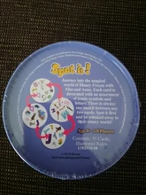 Juego de mesa de Frozen Spot it y dobble para niños, cartas de punto para Dobbles, ir de acampada, caja de lata de Metal, juguetes, novedad
