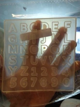 Ornament Keychain Silica-Gel Resin Mould Alphabet Number-Molds Casting-Tools Epoxy DIY