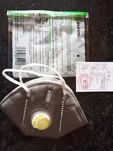 Mascarillas faciales de alta calidad con válvula de aire, respirador antipolvo, KN95, FFP3, venta al por mayor, envío directo