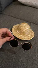 Sombrero Estilo Hawaiano para mascotas, Sombrero pequeño/grande de 14cm y 16cm de diámetro, envío directo
