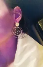 Dsic-pendientes redondos ahuecados con Clip texturizado, sin Piercing, Color dorado, aro circular grande, Clips de oreja para mujer, regalo de fiesta, joyería