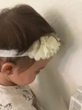 Diadema elástica para la cabeza de flor de Gasa para niña, accesorios para el cabello, tocados, 2019