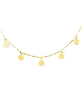 Necklace gold circles smooth (9Kts)
Necklace gold circles smooth (9Kts)