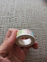 El color de la bandera de Washi Tape de papel DIY decoración planificador de colección de recortes cinta adhesiva papelería de Kawaii