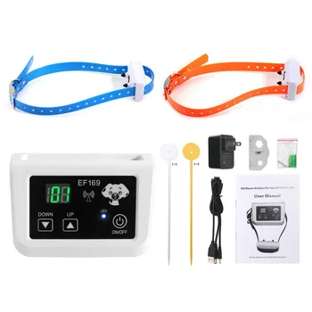 EF169 is reliable and safe for pet training collar Electronic pet fence system for 2 dogs 300g34e
EF169 is reliable and safe for pet training collar Electronic pet fence system for 2 dogs 300g34e