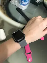 Funda protectora de diamante para Apple watch, carcasa de 44mm, 40mm, 42mm y 38mm para Apple watch band 5 4 3 2 1