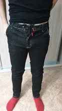 Vaqueros Skinny Casual lavado negro sólido Primavera Verano de Jean Denim ajustado Retro macho recto de la calidad