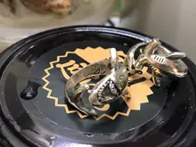 2 unids/set Vintage Punk Simple tiburón Animal ajustable conjunto de anillos de dedo Retro gran tiburón blanco apertura joyería accesorios regalos