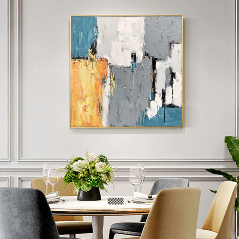 Simple abstract square pure landscape 100% Handmade large size pop design picture oil painting for home office decoration gift
Simple abstract square pure landscape 100% Handmade large size pop design picture oil painting for home office decoration gift