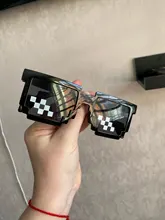 Clothing Sunglasses Mosaic Thug MLG Pixelated Retro UV400 Men's Brand 8-Bit