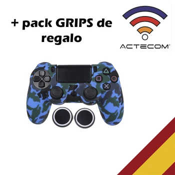 ACTECOM Funda Carcasa + Grip Silicona Camuflaje Azul Mando Sony PS4 Playstation 4
ACTECOM Funda Carcasa + Grip Silicona Camuflaje Azul Mando Sony PS4 Playstation 4