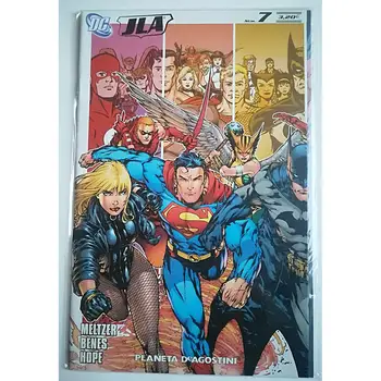 JLA No. 7, DC COMICS, EDITORIAL PLANETA - 2008, the Justice League, 1st Spanish edition, COMIC BOOK, author BRAD MELTZER
JLA No. 7, DC COMICS, EDITORIAL PLANETA - 2008, the Justice League, 1st Spanish edition, COMIC BOOK, author BRAD MELTZER