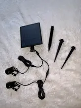 Spotlight Separately-Lamp Solar-Panel Garden-Tree Landscape Yard Warm T-SUNRISE 2 White