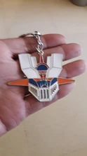 Japón Hot Anime Mazinger Z diablo Z llavero de recuerdo de los hombres armadura teclado Universal llavero anillo accesorios de coche Chaveiros