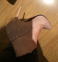 Kiiyilala-zapatos de diseñador para mujer, tacones de Stilettos de 10cm, tacones sexys de boda, tacones extremos ostentosos de cuero