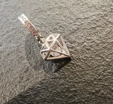 BISAER estrella de mar encantos de la luna de Plata de Ley 925 de verano estrella de mar Luna pendientes de estrellas encantos de la pulsera de la joyería