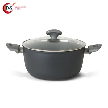 Saucepan with glass lid TVs Mito 24 cm, capacity 4,7 L 
Saucepan with glass lid TVs Mito 24 cm, capacity 4,7 L