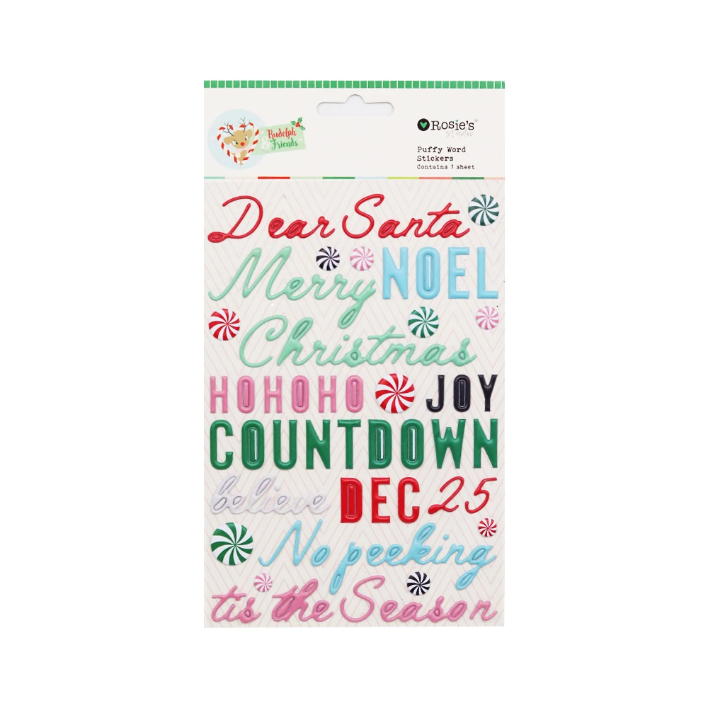 CRZCrafter Puffy Words Stickers Christmas Embellishments Self Adhesive DIY Crafts For Scrapbooking Cardmaking Journal Decoration 
CRZCrafter Puffy Words Stickers Christmas Embellishments Self Adhesive DIY Crafts For Scrapbooking Cardmaking Journal Decoration