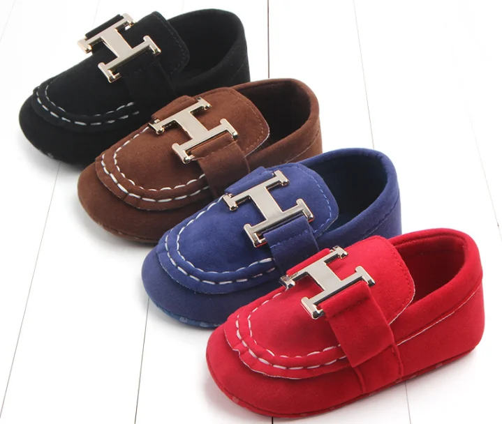 PR215. 0-24mths metal H letter baby moccasin shoes leisure shoes gentleman baby shoes
PR215. 0-24mths metal H letter baby moccasin shoes leisure shoes gentleman baby shoes