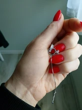 Pulsera de circón con doble círculo geométrico para mujer, brazalete de corazón de plata 925, moderno, regalo de San Valentín