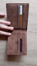 Gran oferta nuevo 1 Uds moda de alta calidad Mini de cartera de lujo negocios titular de la tarjeta monedero moneda bolsa con cierre, regalo para hombres