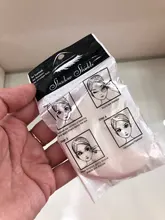 20 unids/set desechables Protector para delineador de ojos sombra de ojos Protector, almohadillas, los ojos, los labios libre de pelusa parche maquillaje pestañas aislamiento pegatinas