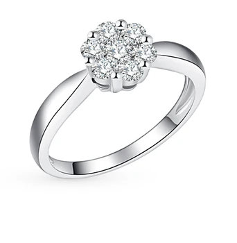 Gold ring with diamonds sunlight sample 585 
Gold ring with diamonds sunlight sample 585