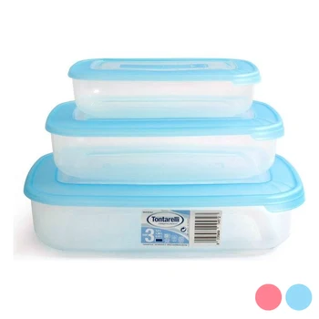 Set of 3 lunch boxes Tontarelli (1 - 2 - 3 L)
Set of 3 lunch boxes Tontarelli (1 - 2 - 3 L)