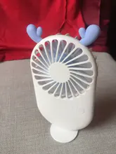 Mini ventilador portátil de mano para viaje y oficina, ventiladores de sobremesa recargables con USB, 3 modos ajustables, para verano, 1 unidad