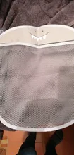 Bolsa de malla para baño de bebé, diseño con ventosa para juguetes de baño, cesta con formas de animales de dibujos animados, tela, juguetes de arena, Bolsa de red de almacenamiento