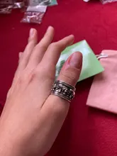 Foxanry-Anillos abiertos de elefante Vintage para mujer, de Plata de Ley 925, joyería tailandesa para mujer, regalo, anillos ajustables de Moda Antigua