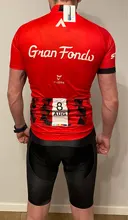 Verde fluorescente STRAVA ciclismo Jersey conjuntos rojo bicicleta shorts de ciclismo de manga larga ropa de bicicleta maillot bibers de Jersey de ciclismo