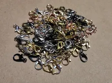 Lote de anillos de círculo abierto único abierto para hacer joyas, 50 Uds., gancho de cierre de langosta o 300 Uds.