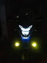 Faro LED para motocicleta, Luz antiniebla de 12v, L6X, para BMW, Suzuki, soportes delanteros, luz de paso