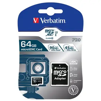 Memory 47042 Pro Microsdhc U3 64 gbVERBATIM50.88
Memory 47042 Pro Microsdhc U3 64 gbVERBATIM50.88