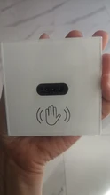 SMATRUL-Interruptor de luz de pared inteligente con Sensor infrarrojo, Panel de pantalla de vidrio, sin línea de fuego, fuente de alimentación de 220V, 10A, UE, Reino Unido