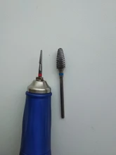 Brocas de carburo de tungsteno para uñas, 6 tipos de brocas de corte eléctrico para máquina de manicura, accesorios para limas de uñas