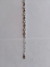 NEHZY-pulsera de joyería de plata de ley 925 para mujer, brazalete retro de moda de alta calidad, Cristal púrpura de cuatro puntas, bricolaje, 20,5 CM de longitud